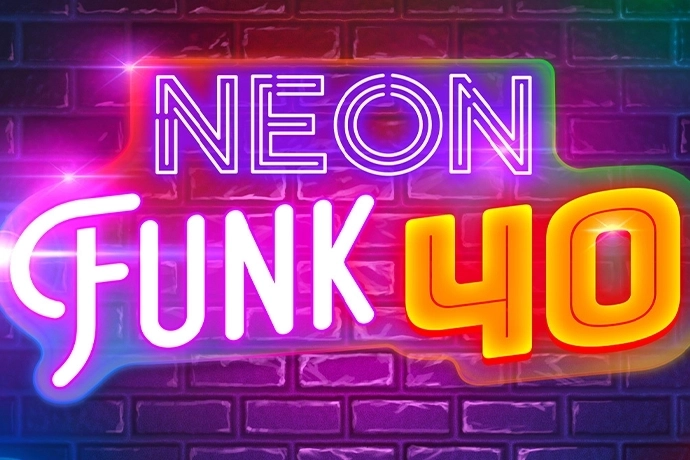 Neon Funk 40 demo slot game by Apollo Games